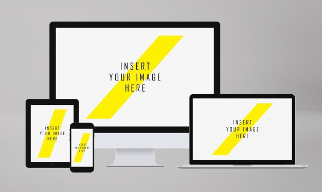 Realistic screen collection mock up Free Psd. See more inspiration related to Mockup, Technology, Template, Web, Website, Mock up, Templates, Website template, Screen, Mockups, Up, Collection, Web template, Realistic, Real, Web templates, Mock ups, Mock and Ups on Freepik.