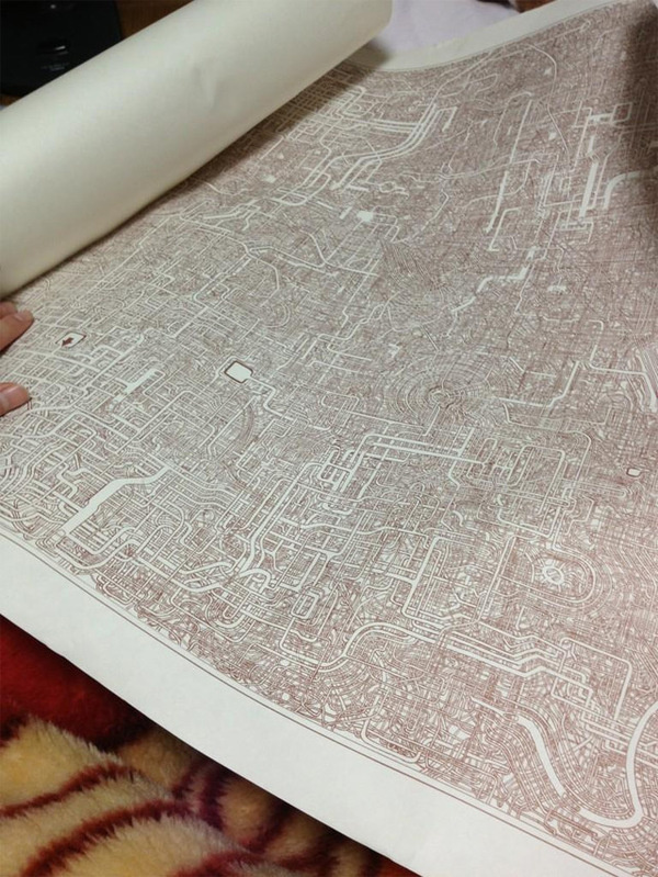 Man Spends 7 Years Drawing Incredibly Intricate Maze #detailed #maze #drawing #intricate