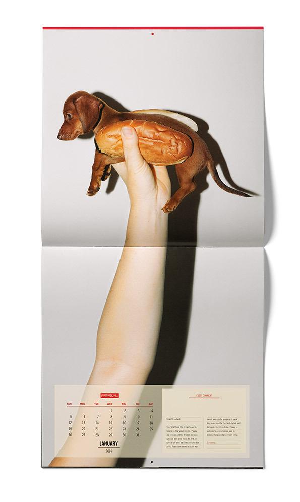 The Standard 2014 Calendar #tandard #calendar #design #graphic #2014 #hotel