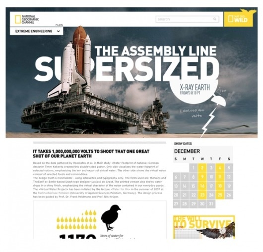 National Geographic blog on the Behance Network #geographic #website #petty #webdesign #national #dann