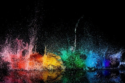 Wonderful Mess | Flickr - Photo Sharing! #water #balloons #color #photography #rainbow