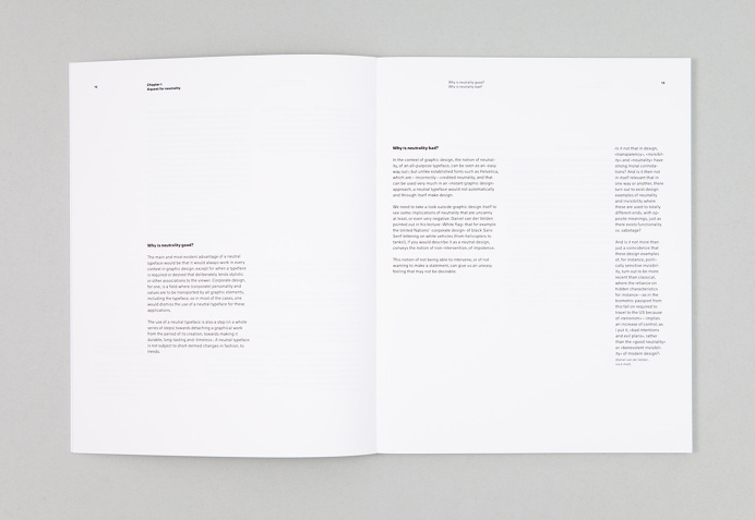 Neutral typeface research #typesetting