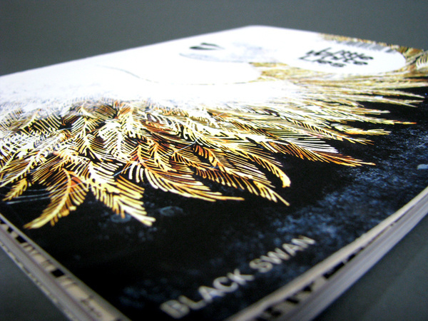 black swan - d&ad illustration awards #white #lies #print #artwork #little #illustration #cover #painting #drawing #magazine