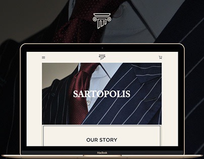 Sartopolis - Website Concept by Orimat #website #web #design #ui #ux #interface #designbyorimat #tailoring #tailored #napoli #italy
