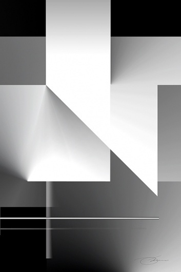 Black and White 8 #white #illusion #grayscale #geometric #black #cover #illustration #shape #art #and