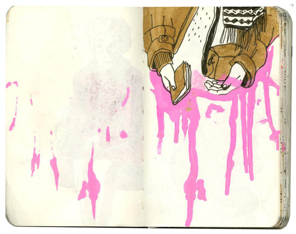 Travel sketchbooks Loup Blaster #illustration