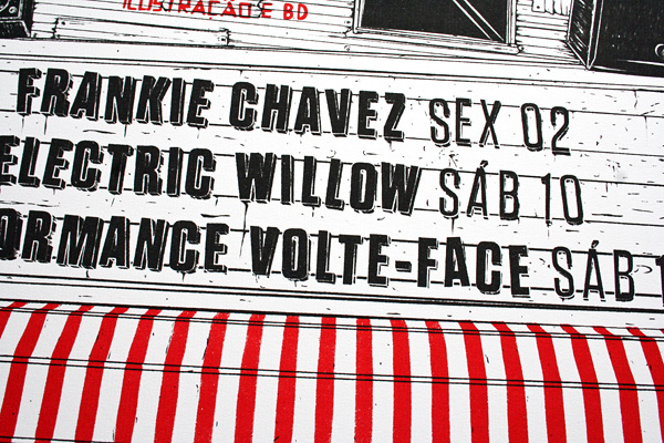 Silk Screened Poster Series | Café Concerto on Behance #screen #print #detail #poster