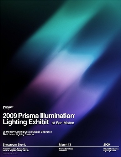 2009 Prisma Illumination Lighting Exhibit Poster | Flickr - Photo Sharing! #swiss #legacy #grid #poster #helvetica