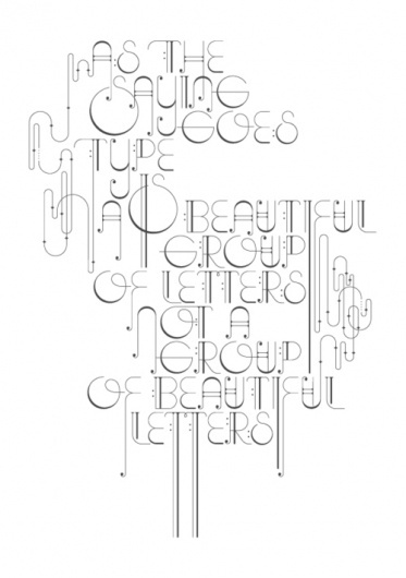 visual sundae #beautiful #type #letterpress #poster