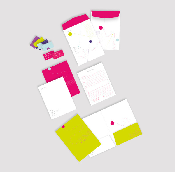 Maru Zubiría on Behance #branding #pink #colors #bags #purple #fashion #logo #wordmark #green