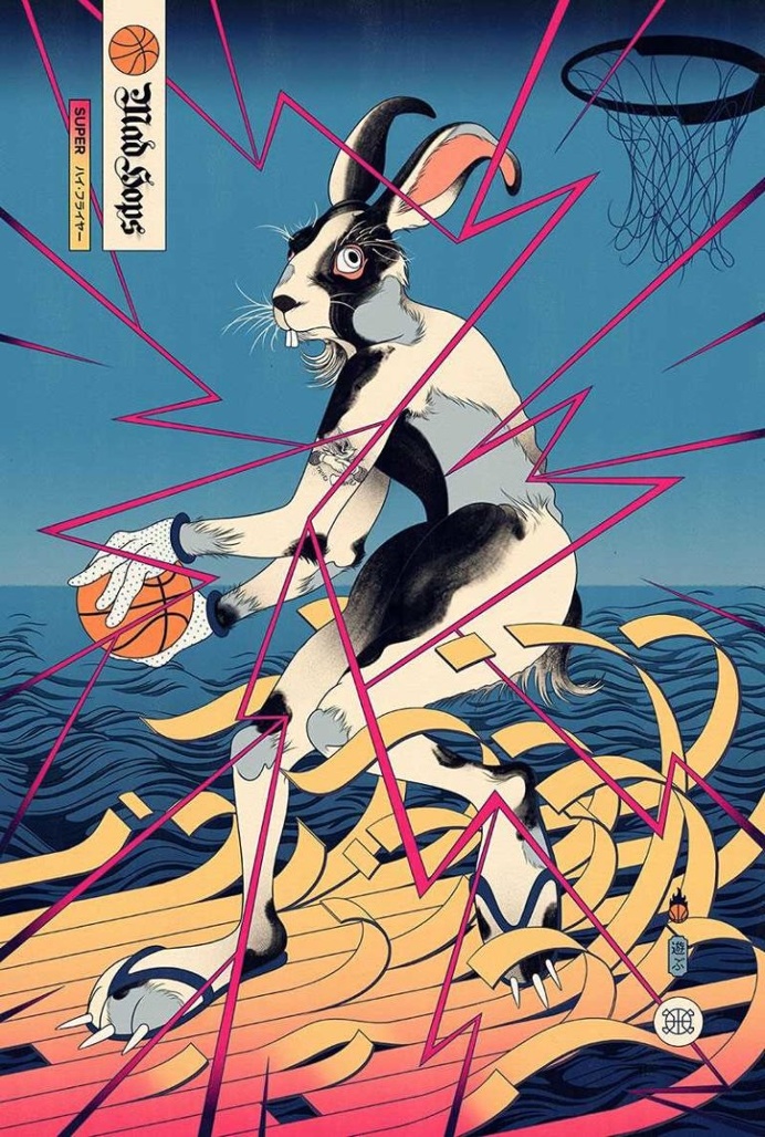 Edo Ball: Illustrations Based on Japanese Mythology and Culture by Andrew Archer