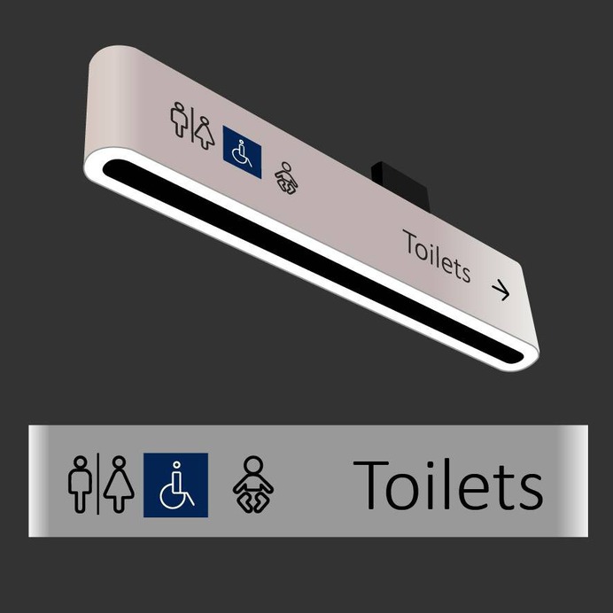 Wayfinding | Signage | Sign | Design | 卫生间导视牌