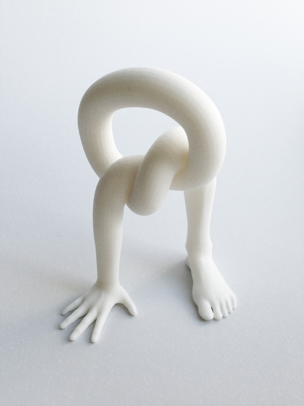 FooHand sculpture on Behance #knot #hand #foot