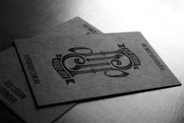 Flip Group Branding Ambigram #ambigram #logo #flip #typography