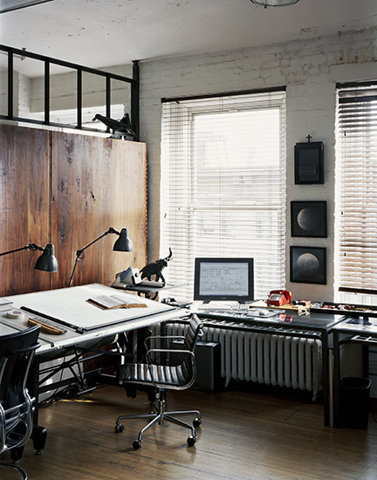 desk and wooden wall #office #desk #work