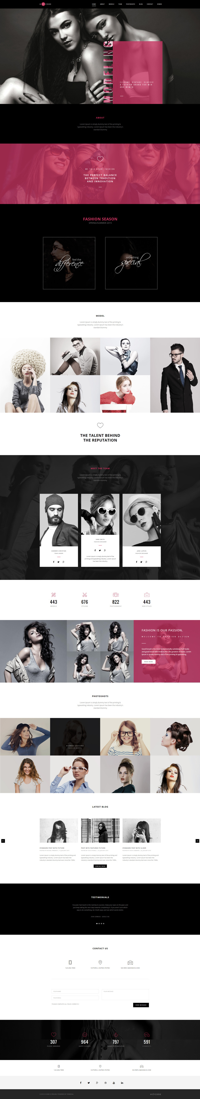 H-Code #Responsive & #Multipurpose #OnePage and #MultiPage #WordPress #Theme For #Fashion by #ThemeZaa http://goo.gl/9PuaA7