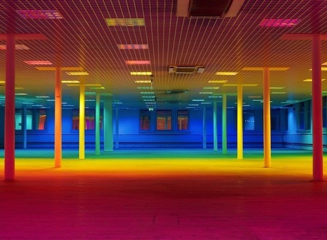 Colorful Light Installations by Liz West – Fubiz™ #installation #colors #rainbow