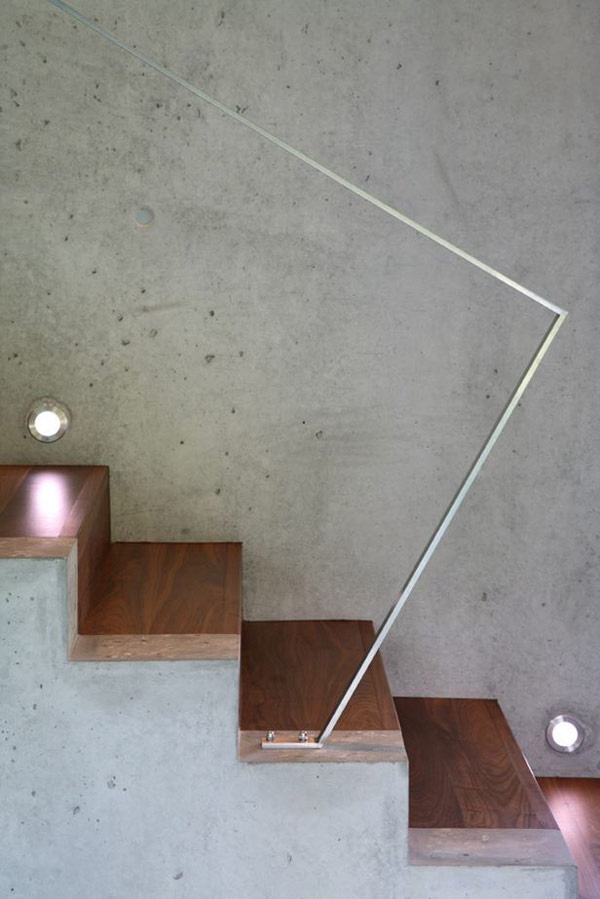 Concrete and glass modern by Attilio Panzeri