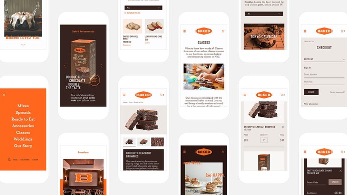 Baked - Mindsparkle Mag Hinterland is the owner of this beautiful project where tasty branding captures the maverick spirit of Baked, an artisanal bakery and cafe with locations in Brooklyn, Manhattan and Tokyo, that offers a unique take on American food with a twist. #logo #packaging #identity #branding #design #color #photography #graphic #design #gallery #blog #project #mindsparkle #mag #beautiful #portfolio #designer