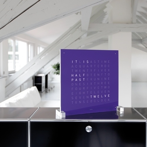 QLOCKTWO BY BIEGERT & FUNK #clock #industrial #design