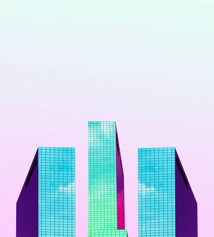 Minimalist and Colorful Architecture Photography by Simone Hutsch