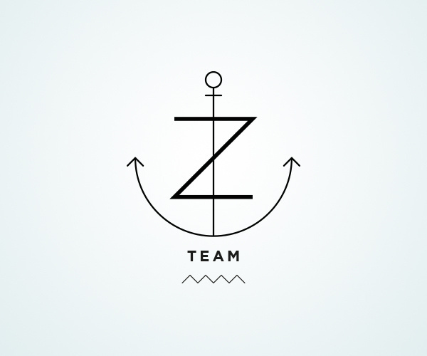 Z-TEAM / http://www.behance.net/cescpera #logo #sea #diving #scuba