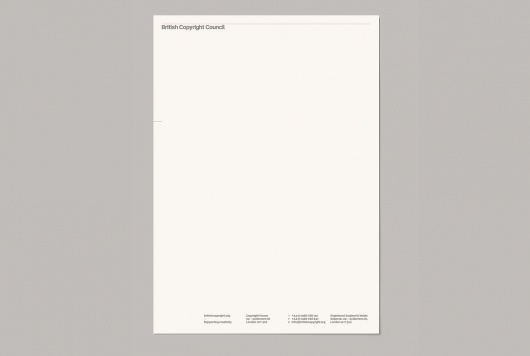 This is Real Art | Projects | British Copyright Council #branding #print #head #letter #identity #typography