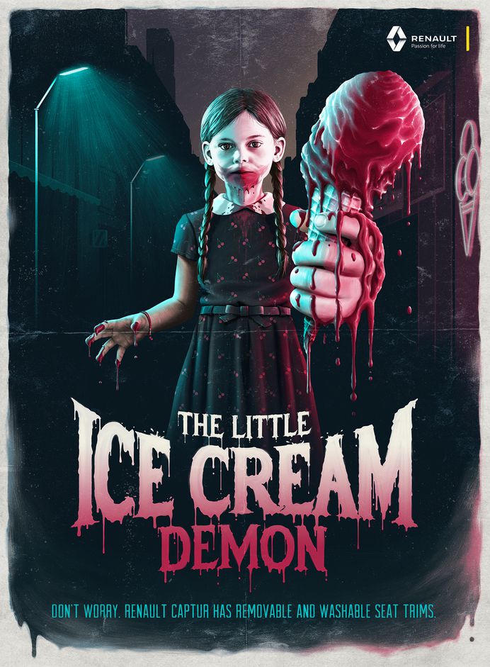 Little Ice Cream Demon -Renault Monster Kids Campaign on Behance
