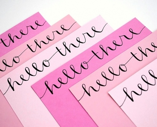 plenty of colour #handwriting #paper #pink