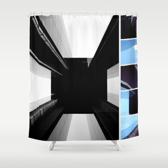 Eternal Tower - Modern Architecture in Berlin Photo Collage Shower Curtain