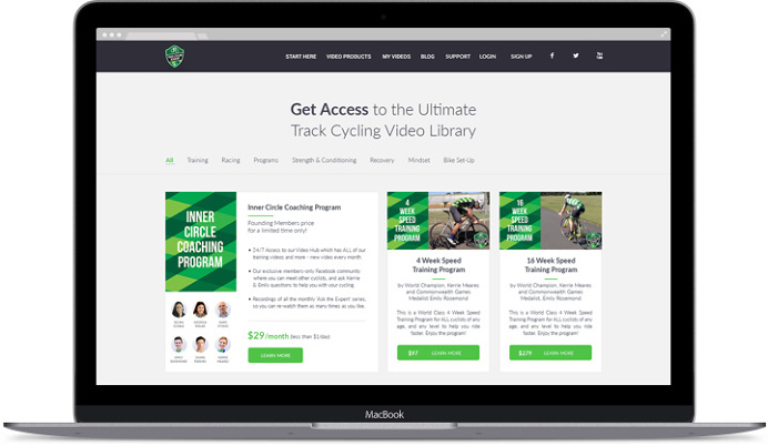 Cycling website