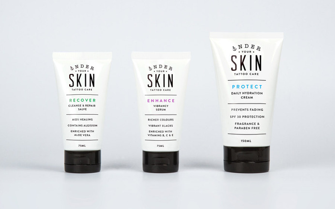 Packaging under you skin —Robot food #packaging #tatto #care #identity