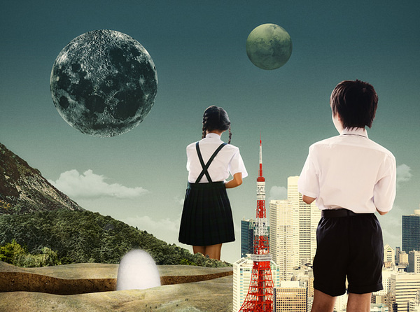 1Q84 Julien Pacaud • Illustration • Perpendicular Dreams #julien #illustration #pacaud #retro