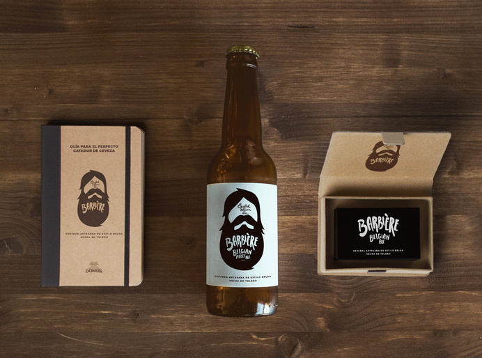 lovely-package-barbiere-5 #beer #bottle #packaging #beard #design #graphic