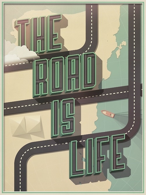 Beautiful Type #illustration #poster #typography