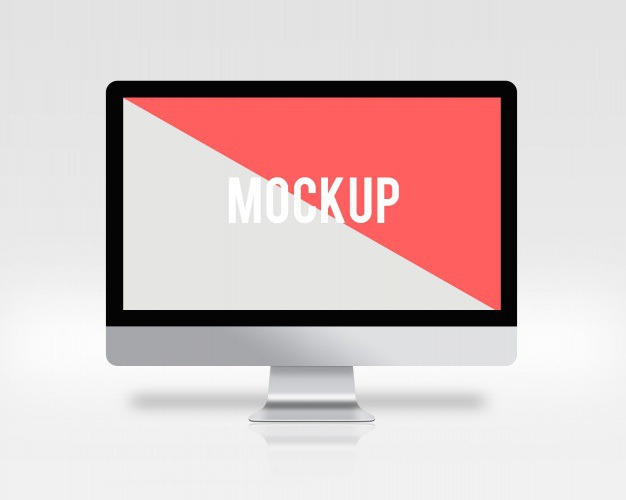 Computer screen on white background mock up Free Psd. See more inspiration related to Background, Mockup, Computer, Template, Office, Work, Web, Website, White, Mock up, Templates, Website template, Desktop, Screen, Mockups, Up, Computer screen, Web template, Realistic, Real, Web templates, Mock ups, Mock and Ups on Freepik.