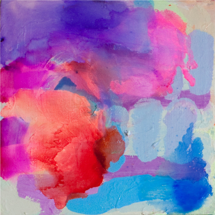 2011 - Strong in the Knees - original acrylic abstract painting by Claire Desjardins #artwork #abstract #art