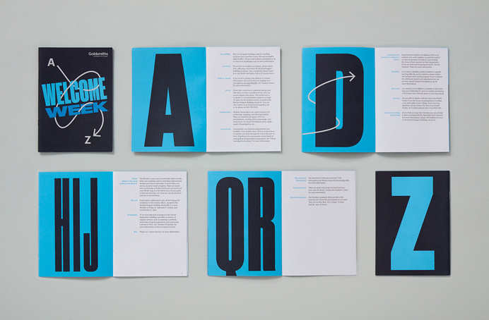 Goldsmiths, Typography, Editorial, Layout