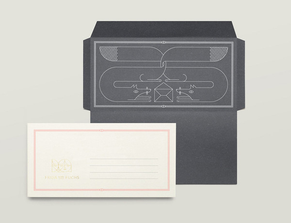 Jono Garrett: Frida von Fuchs / on Design Work Life #logo #letterhead #identity