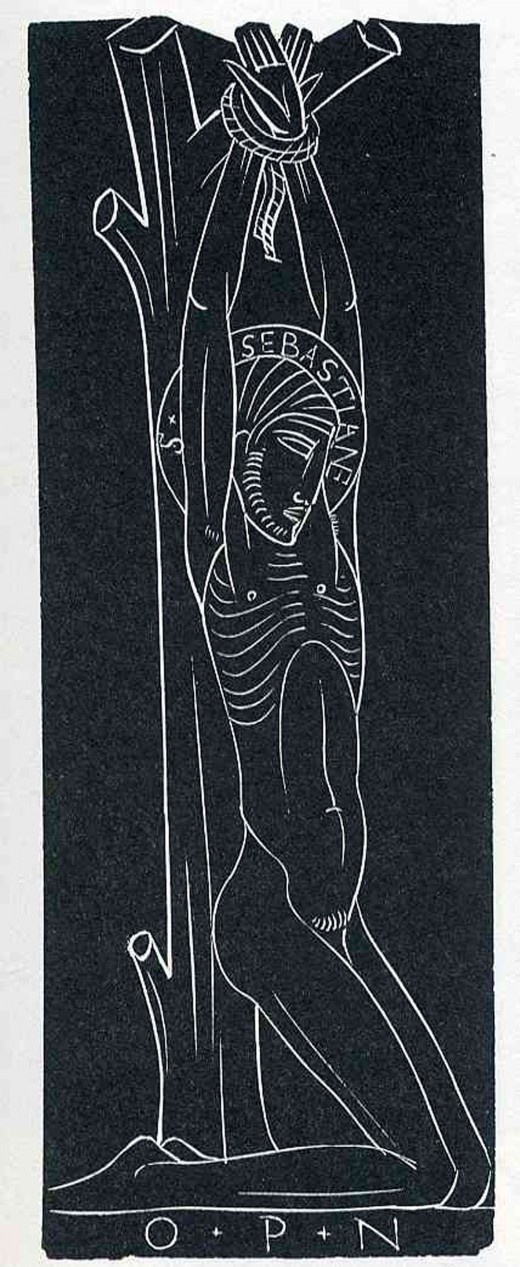 stax&cane #print #line #illustration
