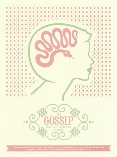 gossip | coqueterías #pink #print #poster
