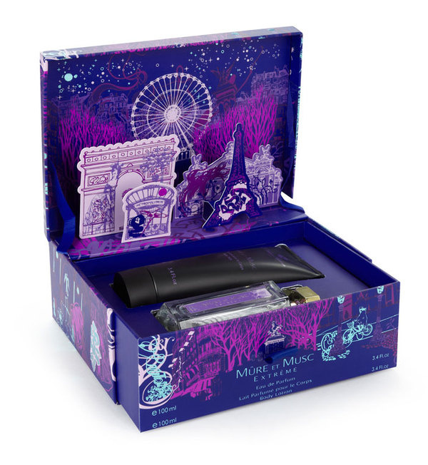 Perfume Packaging #packaging #intricate #night #illustration #colorful