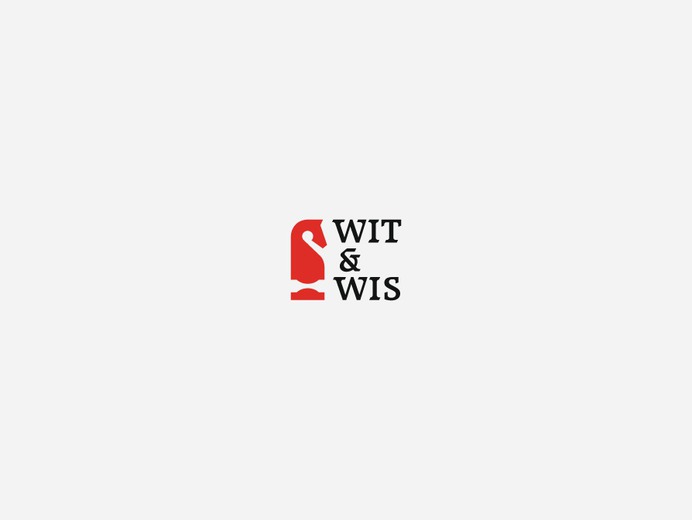 A logo and corporate identity have been created for Wit & Wis legal services company.