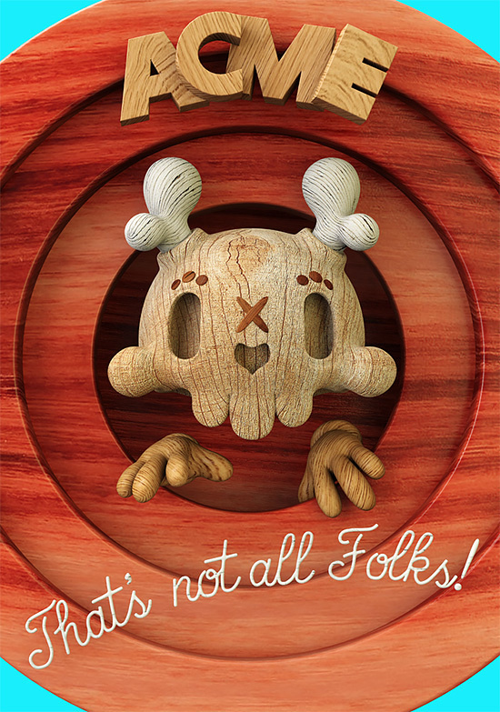 Dead Wood: 3D Illustrations by Teodoru Badiu | Inspiration Grid | Design Inspiration #dead #3d #illustrations #wood
