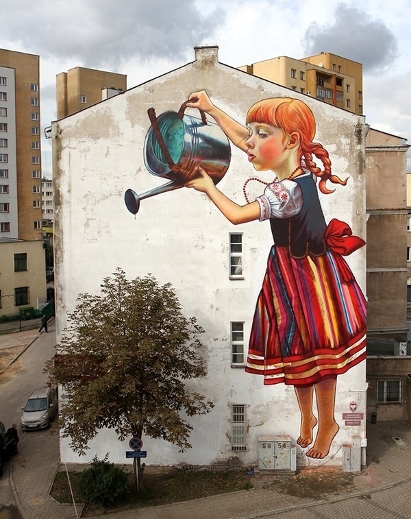 The legend of giants by NataliaRak on deviantART #painting #wall #mural #art