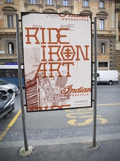 Indian Motorcycle - Brand Campaign Concept #branding #motorcycles #indian #distressed #soulek #poster #sam