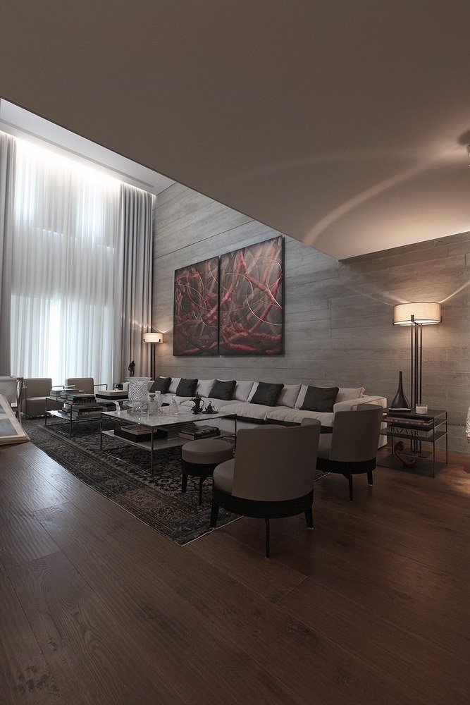 Stylish Dark-Toned Interior in Istanbul Designed by Tanju Ã–zelgin