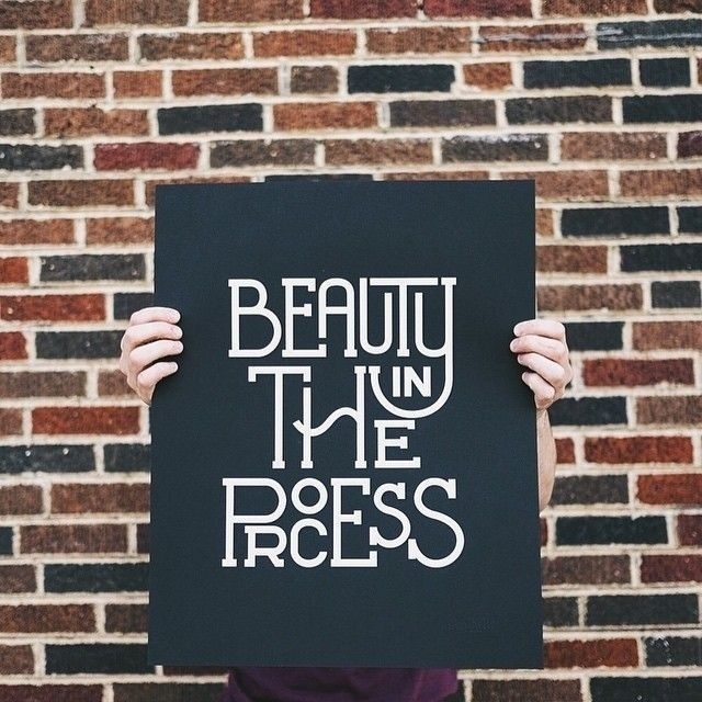 Beauty in the Process - Lettering by Fred Rodriguez