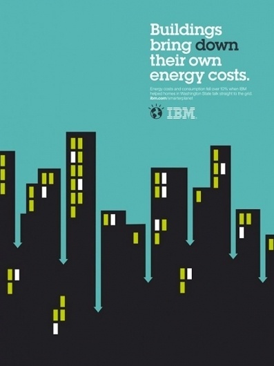 IBM's Smarter Planet Illustrations are Clever! (11 total) - My Modern Metropolis #illustration #ads #ibm #poster