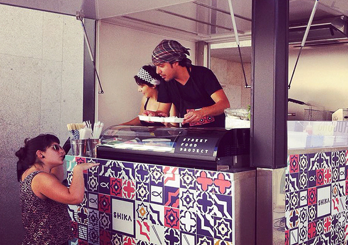 MAAN Design Studio - SHIKA Street Food Project #illustration #car #maan #branding
